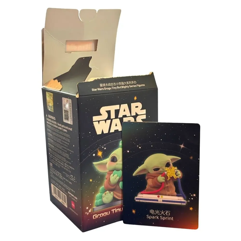 POP MART Star Wars Grogu Tiny but Mighty Figure, Spark Sprint, Open Box, New